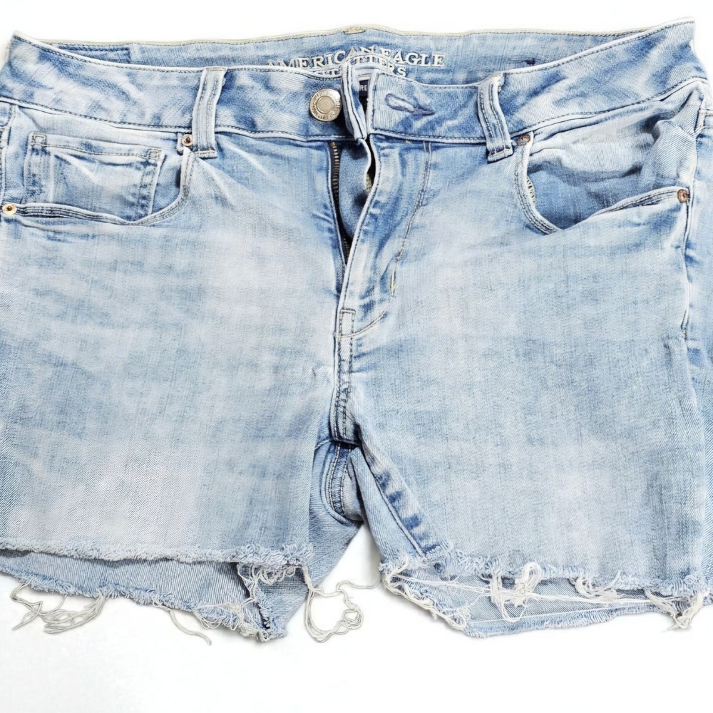 American Eagle Outfitters Faded Blue Jean Shorts